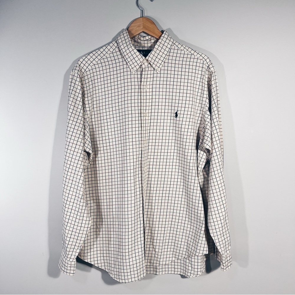 Ralph Lauren Button Down Long Sleeve Classic Fit Shirt Men’s XL